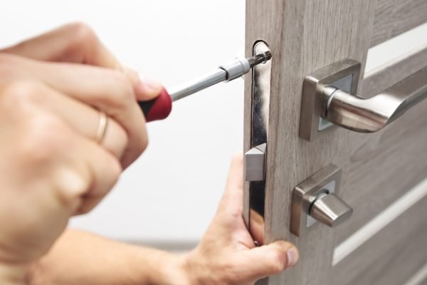 installing lock on doors
